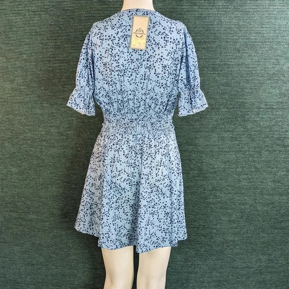 Polo Bonetta Blue on Blue Mini-Dress NWT - Picture 6 of 11